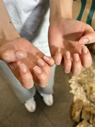 ネイル 暖色系ツヤカラー コトノ🫧のヘアスタイル