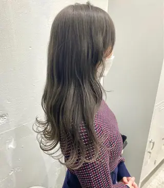 ロング カラー パーマ ヘアアレンジ メンズ ササキカズマ〻透明感 〻色落ち〻赤み消しのヘアスタイル