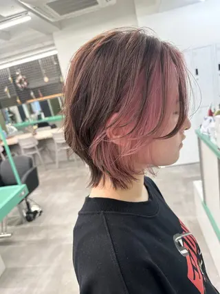 ショート 💚透明感カラー💚 ♻️本間♻️のヘアスタイル