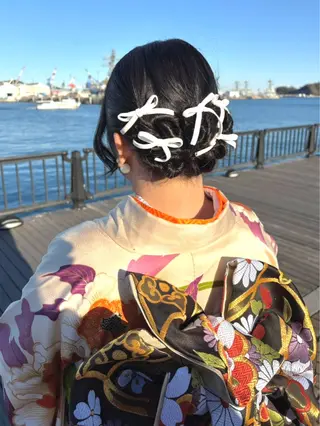 セミロング カラー ヘアアレンジ 💖メンズモデル 募集/晴香💖のヘアスタイル