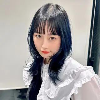 ミディアム カラー ブリーチなし/レイヤ ー特化🌈Tommyのヘアスタイル