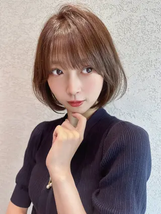 ショート カラー レイヤー❣️縮毛矯正 川村利幸のヘアスタイル