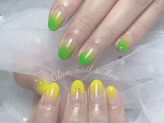 ネイル エツメ💅 長さだし🎀デザインのネイルデザイン