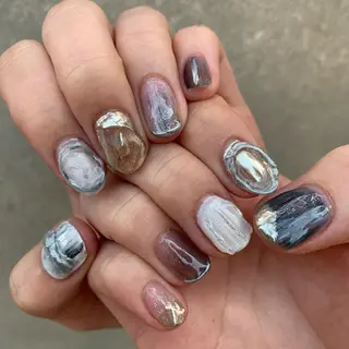 ネイル 【韓国ヘア・ネイル】 HINATA🍒のネイルデザイン