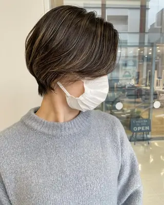 ショート カラー ❤️ダブルカラー 髪質改善❤️SAYAのヘアスタイル