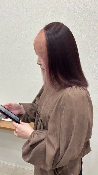 カラー 能勢 莉里花のヘアスタイル