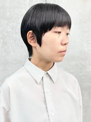 ショート 小顔ボブ/お悩み解決 /ボブパーマ/とういのヘアスタイル