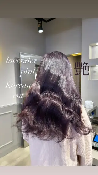 ミディアム カラー パーマ ヘアアレンジ メンズ キッズ ネイル マツエク・マツパ アイブロウ 韓国/トレンド レイヤー【101】のヘアスタイル