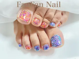ネイル FanFan 長さ出し専門のネイルデザイン