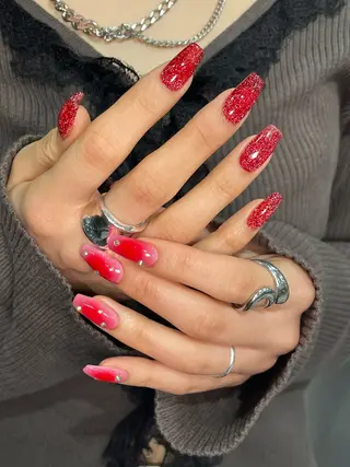 ネイル Cleo 名古屋駅店 🖤Seraのネイルデザイン