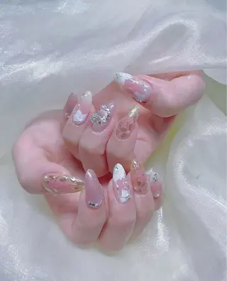 ネイル ラベンダー💖日暮里 ルル💖ネイルのネイルデザイン