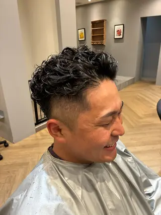 パーマ メンズ 山際勇策 /岐阜美容師のヘアスタイル