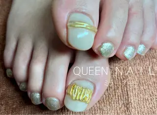 ショート カラー ネイル Queen nail所属・QUEENＮA IＬ JR寺田町1分のネイルデザイン