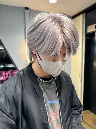 カラー メンズ dao/ミルクティー /ブラウン/ブロンドのヘアスタイル