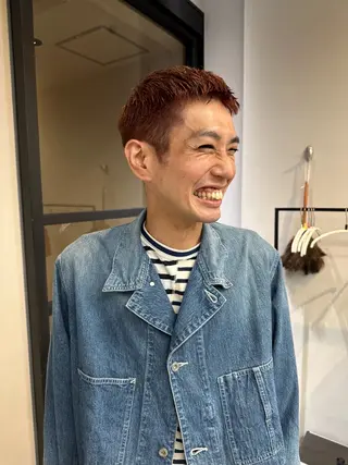 ショート sho メンズカット　パーマのヘアスタイル