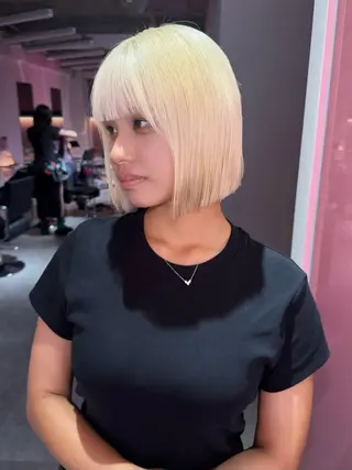 ショート ブリーチカラー 特化/MAHIROのヘアスタイル