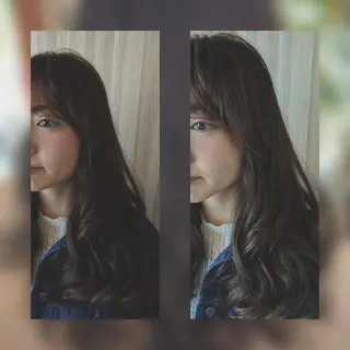 セミロング パーマ カラー Beniya BOND STREET所属・田中 洋のヘアスタイル