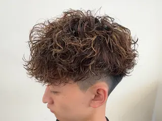 メンズ パーマ／京都駅 ／メンズ/藤井　翔のヘアスタイル