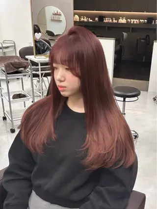 ロング カラー IS所属・横浜美容室/透明感 カラー/レイヤーのヘアスタイル