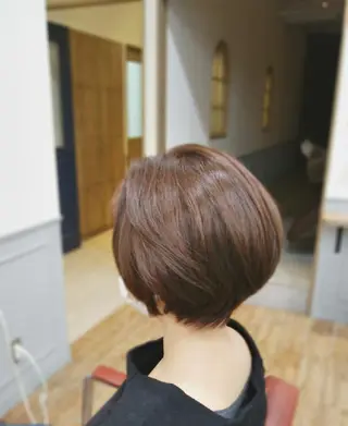 ショート カラー 菅原 綾のヘアスタイル