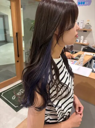 ロング カラー ちかまつ かずやのヘアスタイル