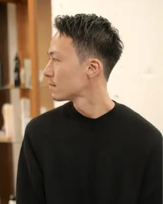 ショート メンズ 木村陸弥 似合わせ 透明感カラー🌿のヘアスタイル