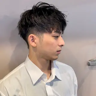 パーマ メンズ 博多No.1 メンズパーマ美容師のヘアスタイル