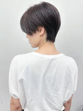 ショート 小顔ボブ/お悩み解決 /ボブパーマ/とういのヘアスタイル