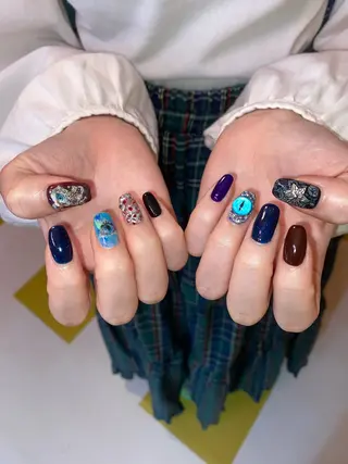 ネイル .unff所属・hana (..)個 性派/メンズネイル◎のネイルデザイン