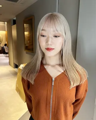 カラー yiye青山店所属・無料カットモデル /yuukaのヘアスタイル