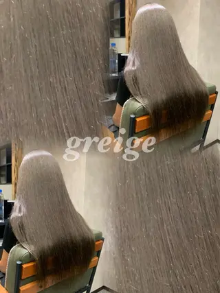 ミディアム カラー ヘアアレンジ グランルッソ所属・岡山× バレイヤージュカラーのヘアスタイル