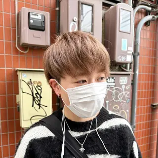 カラー メンズ 🎖️似合わせメンズ パーマ🎖️カネキのヘアスタイル