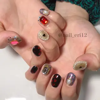 ショート ネイル nail salon &e eriのネイルデザイン