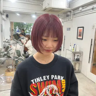 ショート ボブパーマ🥣KON コンナツミのヘアスタイル