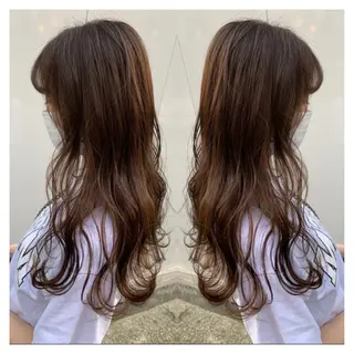 ロング カラー 村山 茉衣のヘアスタイル