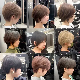 ショート little×PORTO三宮所属・🧡/艶髪/桑原 拓也/ショート/🧡のヘアスタイル