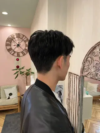 ショート カラー パーマ メンズ ️️髪質改善✨ミニモ 学割/Hina💖のヘアスタイル