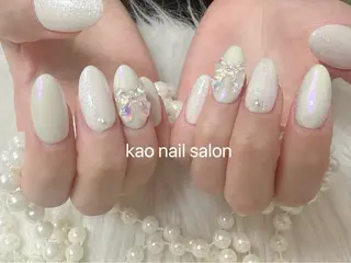 ネイル kao nail マグネット/長さだしのネイルデザイン