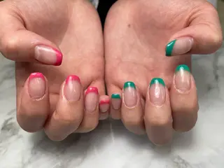 ネイル RICO NAIL所属・RICO Nail パーツつけ放題🌈のネイルデザイン