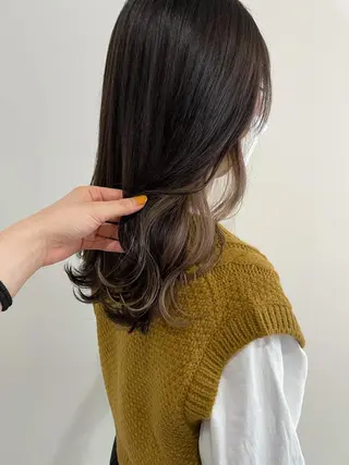 セミロング 🤍似合わせパーマ 奥田沙耶🫧のヘアスタイル