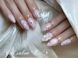 ネイル E.N🦋 長さ出し/持ち込みのネイルデザイン