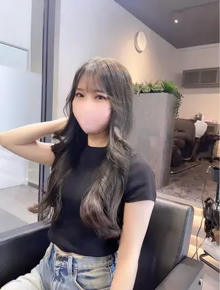 ロング カラー ♦️髪質改善美髪矯正 💍谷口克也♦️のヘアスタイル