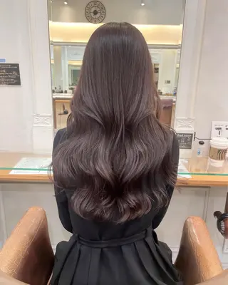 ロング カラー 横浜/レイヤーカット /韓国ヘア/佐藤記正のヘアスタイル