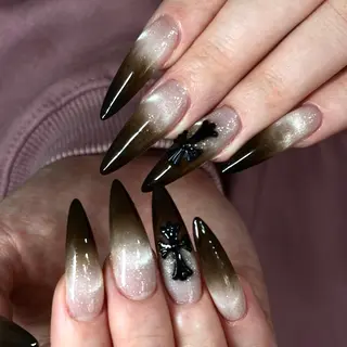 ネイル Haluca 長さ出し🍀のネイルデザイン