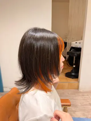 ミディアム カラー ito.little hair garden所属・小林 勇雅のヘアスタイル