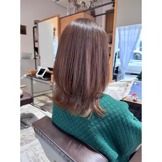 ミディアム 喜友名洸季 anoneのヘアスタイル