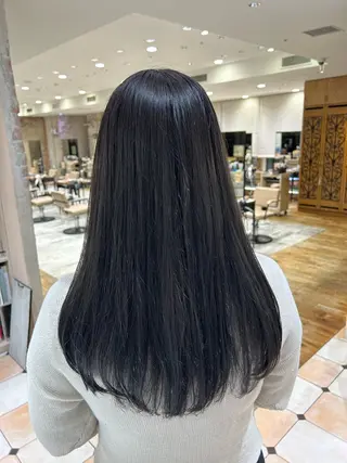 ロング 新宿透明感カラー 髪質改善/吉川怜奈のヘアスタイル