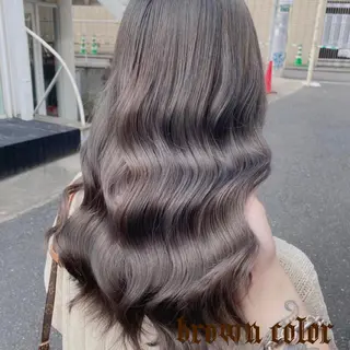 ロング カラー 似合わせパーマ🔥 渡邉愛斗のヘアスタイル