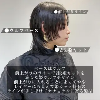 ロング カラー パーマ ヘアアレンジ 【姫カット】 ナカムラコウキのヘアスタイル