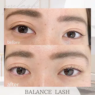 マツエク・マツパ BALANCE LASHのマツエク・マツパデザイン